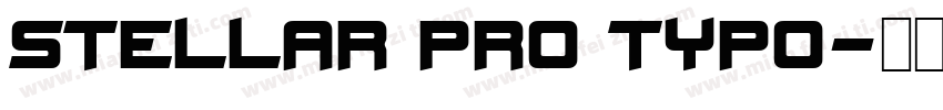 Stellar Pro Typo字体转换